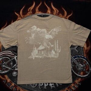 H&M Men's Tan Graphic Tee